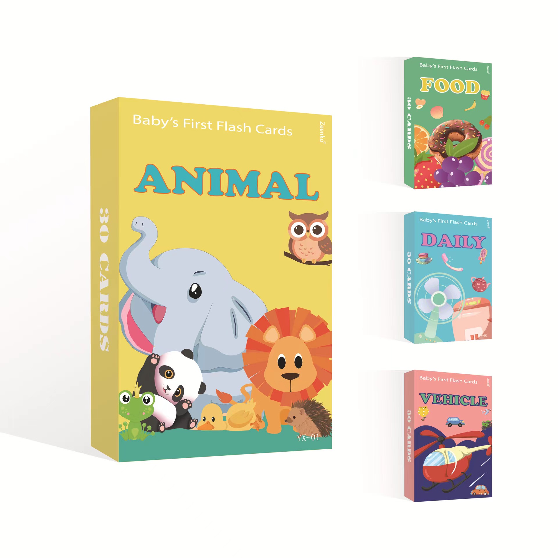 Abc Kids Early Education - Kartu Flash Pendidikan Dini Bayi, Kartu