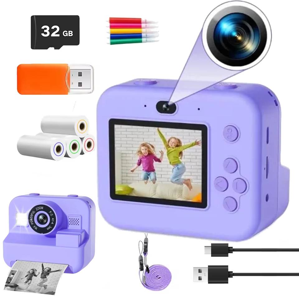 Kids Educational Videos - Kamera Video Digital Mini Anak-anak 1080P