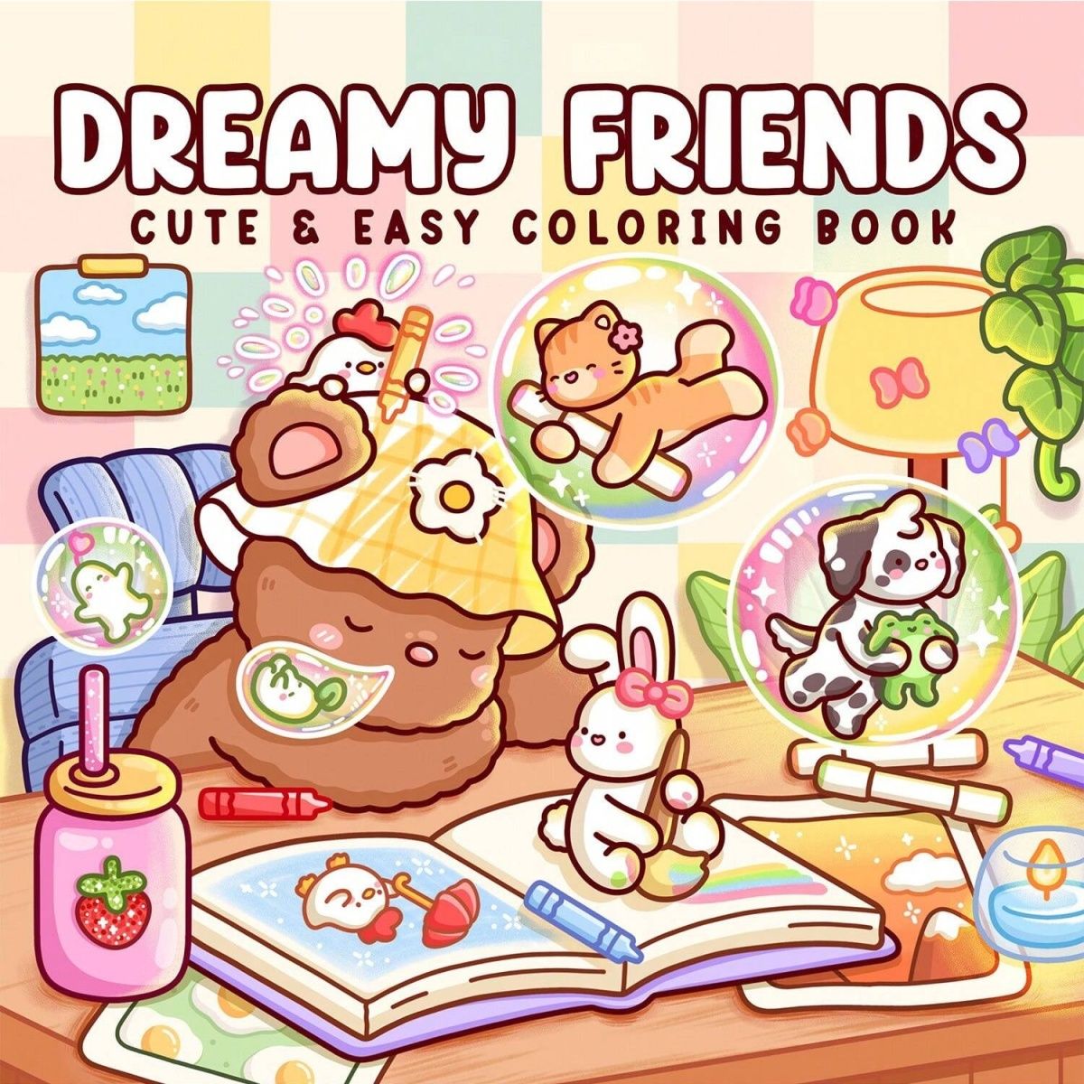 Kids Education Kit - Dreamy Friends: Buku Mewarnai Kit Lukisan