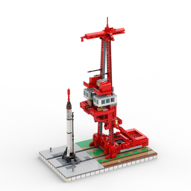 Kids Education Sites - 1298PCS Set Blok Bangunan Peluncuran Roket