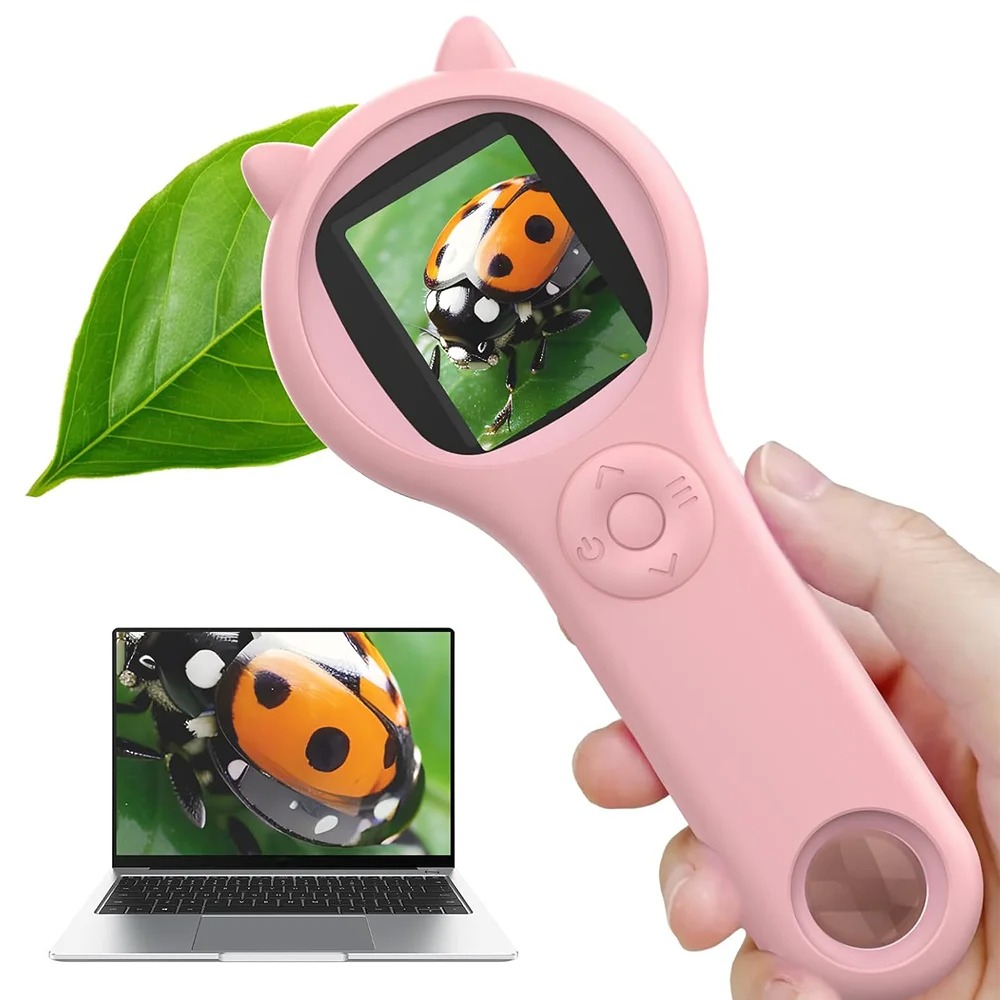 Kids Educational Videos - Mikroskop Anak-anak Mikroskop Digital Pembesar Genggam