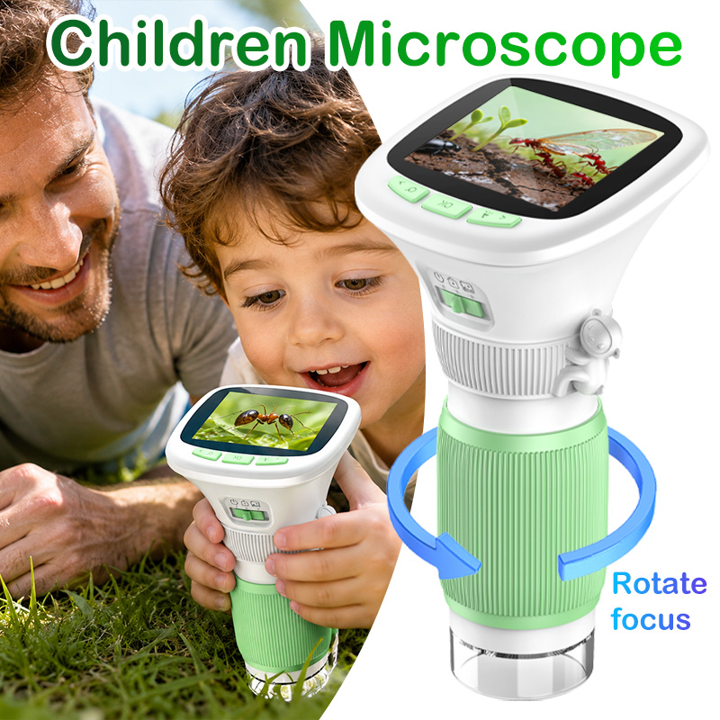 Kids Educational Videos - Mikroskop Digital Portabel Genggam untuk Anak