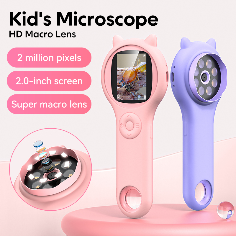 Kids Educational Videos - Mikroskop Optik Anak Mini dengan Fungsi