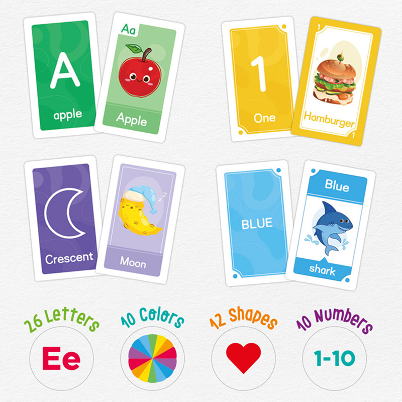 58 Buah Kartu Flash Alfabet AB - Abc Kids Early Education ulasan dan harga