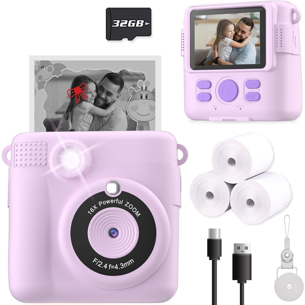 Kamera Cetak Instan untuk Anak - Kids Educational Videos ulasan dan harga