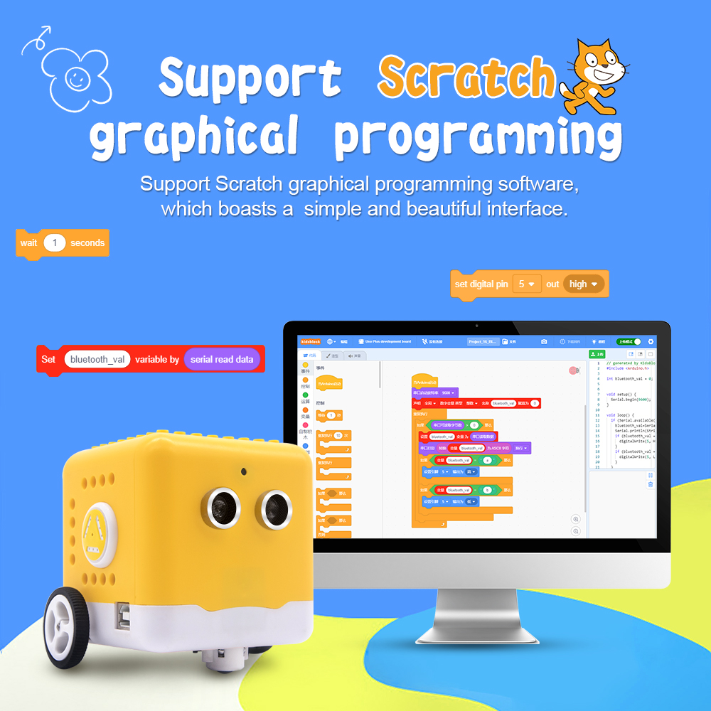 Kidsbits Kit Robot Yang Dapat  - Coding Robot Toy ulasan dan harga