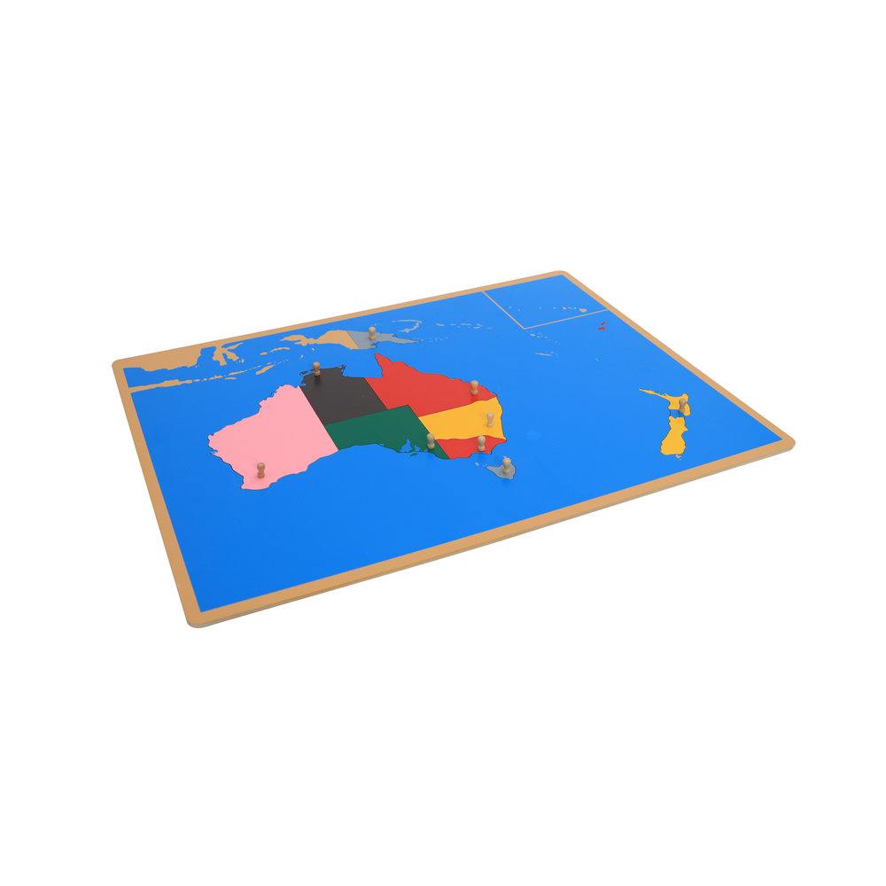 Peta Puzzle Kayu Australia Per - Kids Education In Australia ulasan dan harga