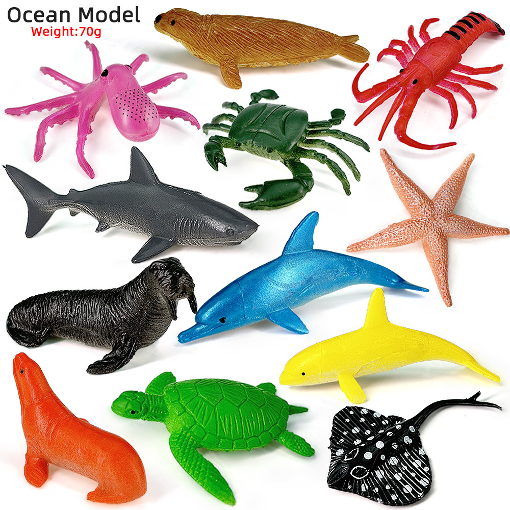 12 Buah Set Kehidupan Laut Lau - Kids Education Kit ulasan dan harga
