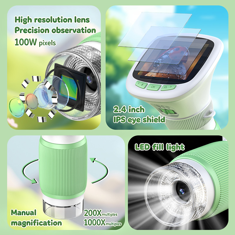 Mikroskop Digital Portabel Gen - Kids Educational Videos ulasan dan harga